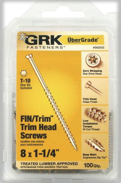 Trim head screws